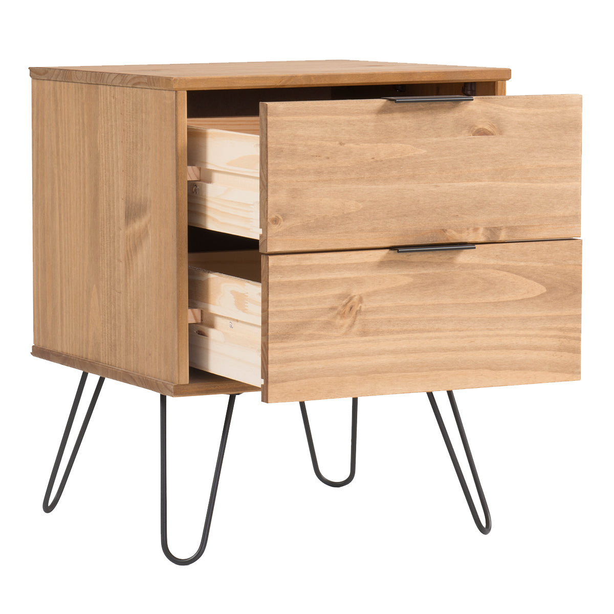 Bravo Furniture | Ashford 2 Drawers Wood Bedside Cabinet