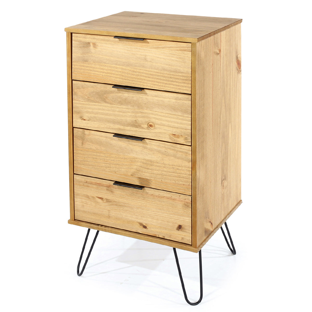 Bravo Furniture | Ashford 4 Drawer Narrow Chest of Wood