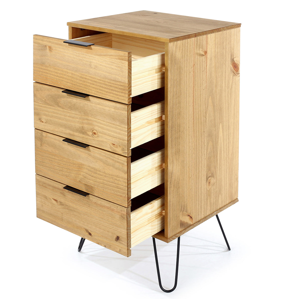 Bravo Furniture | Ashford 4 Drawer Narrow Chest of Wood