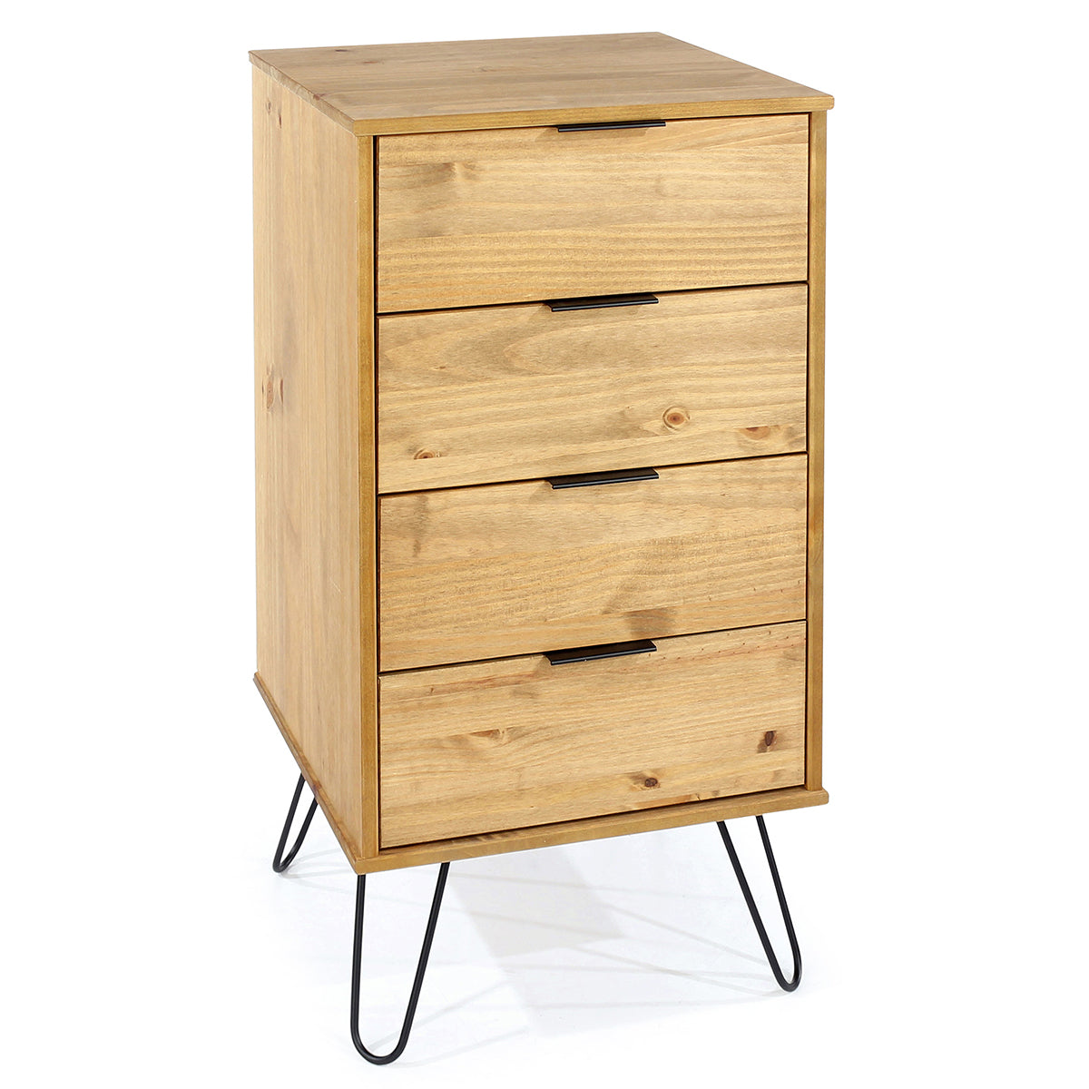 Bravo Furniture | Ashford 4 Drawer Narrow Chest of Wood