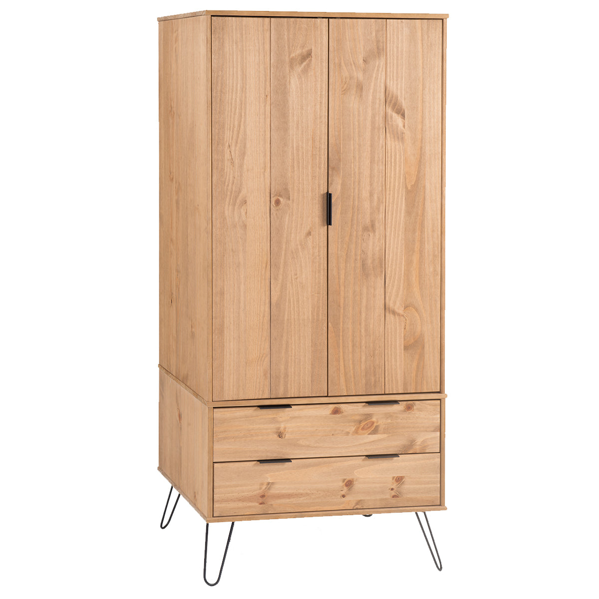 Bravo Furniture | Ashford 2 Doors 2 Drawers Wood Wardrobe