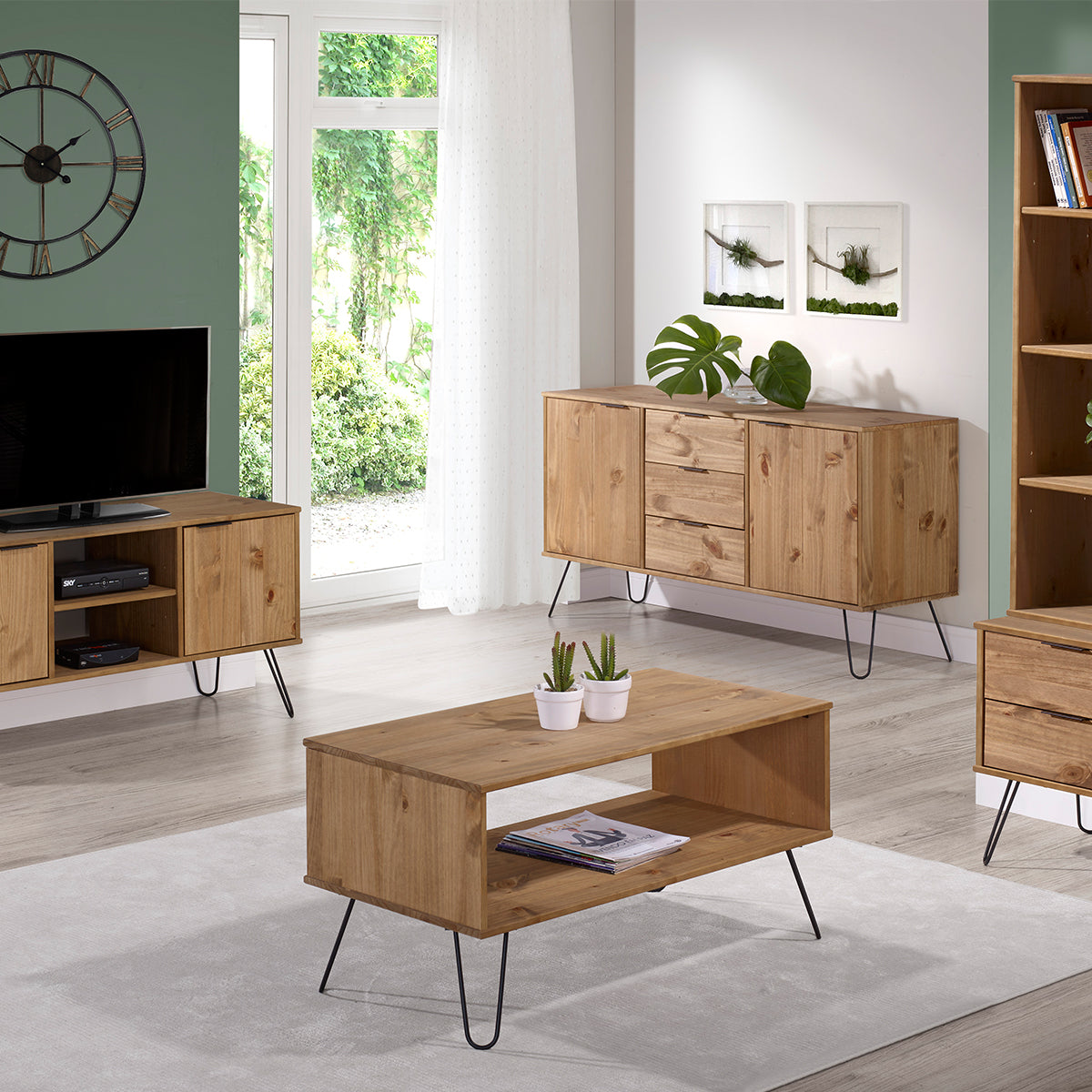 Bravo Furniture | Ashford Open Coffee Table of Wood