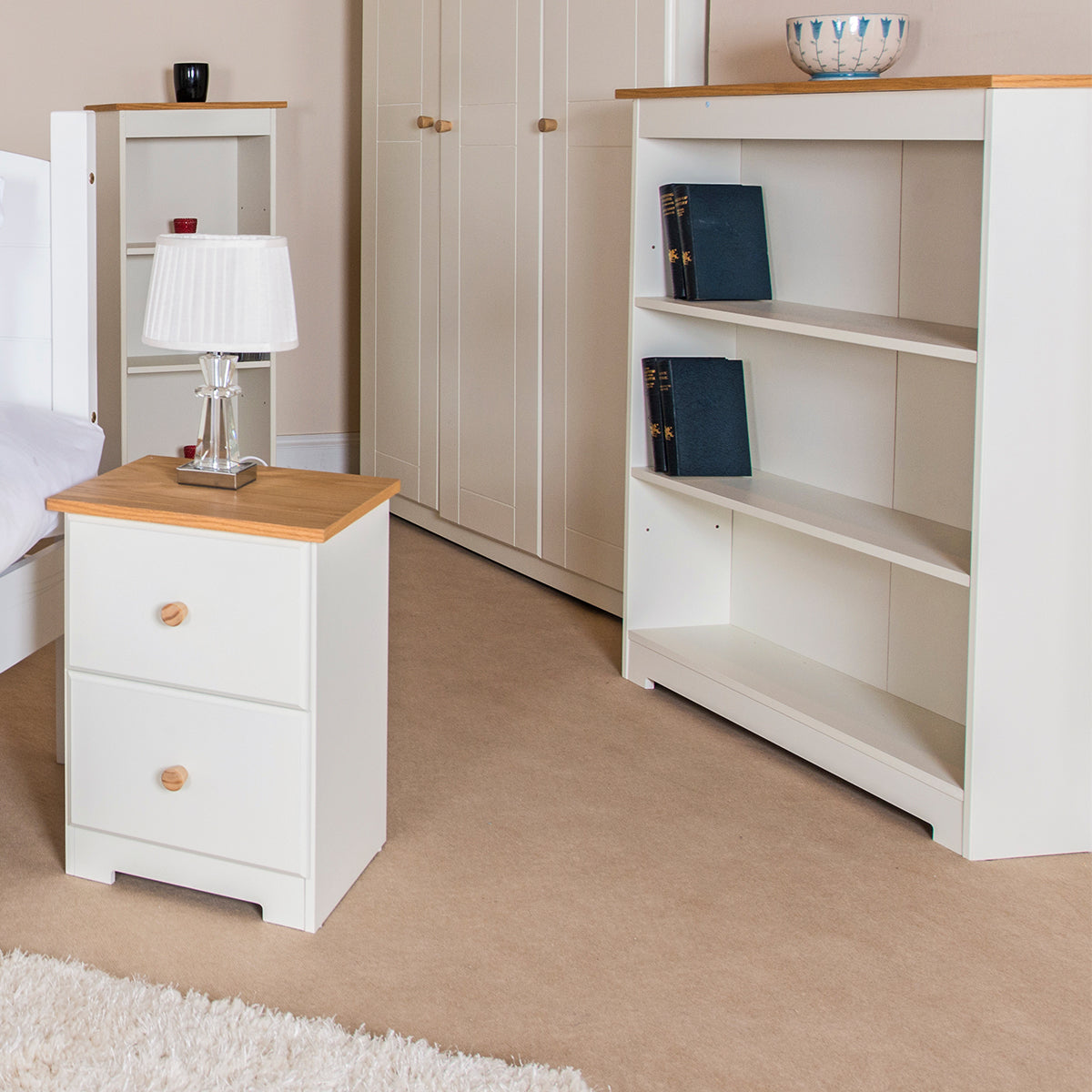 Bravo Furniture | Colorado 2 Drawers Bedside Cabinet