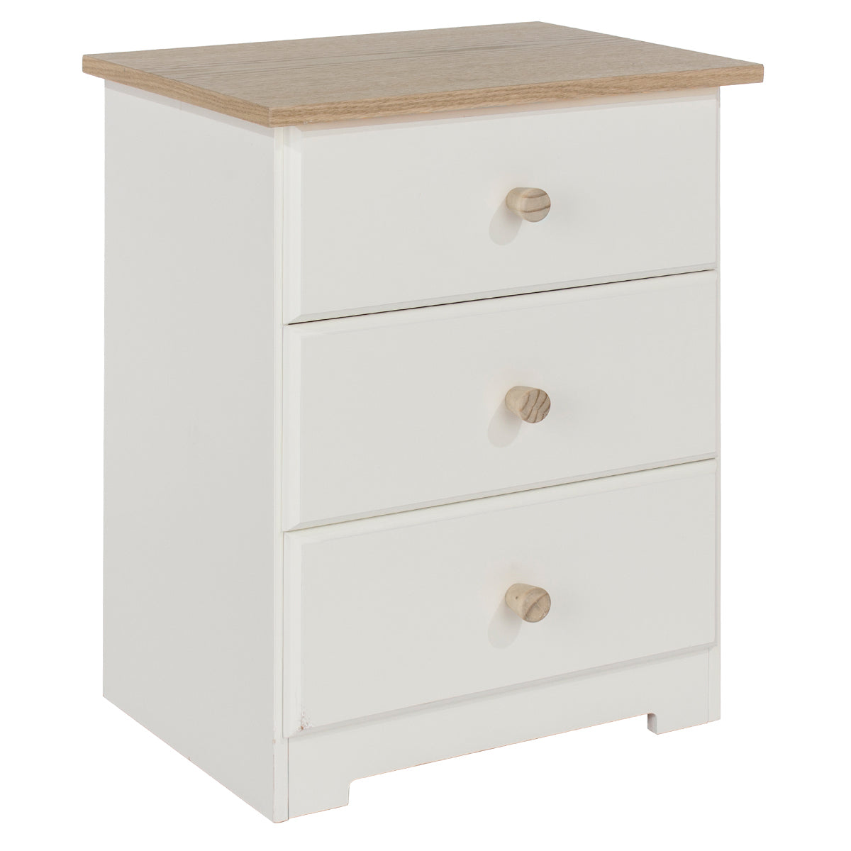 Bravo Furniture | Colorado 3 Drawers Bedside Cabinet