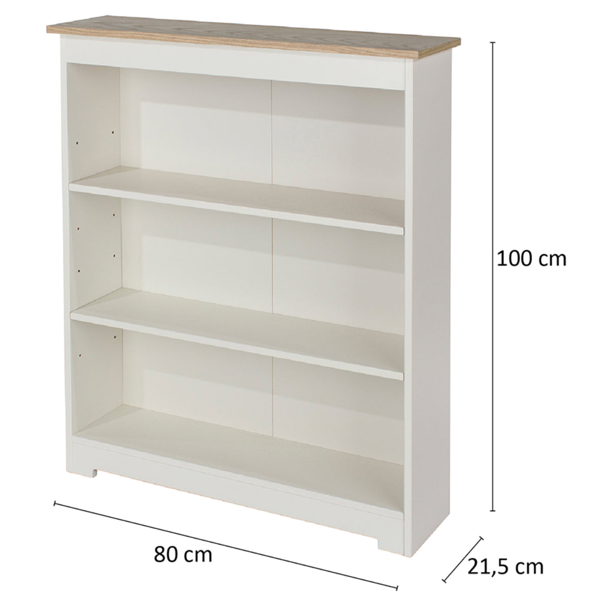 Bravo Furniture | Colorado Low Wide Bookcase