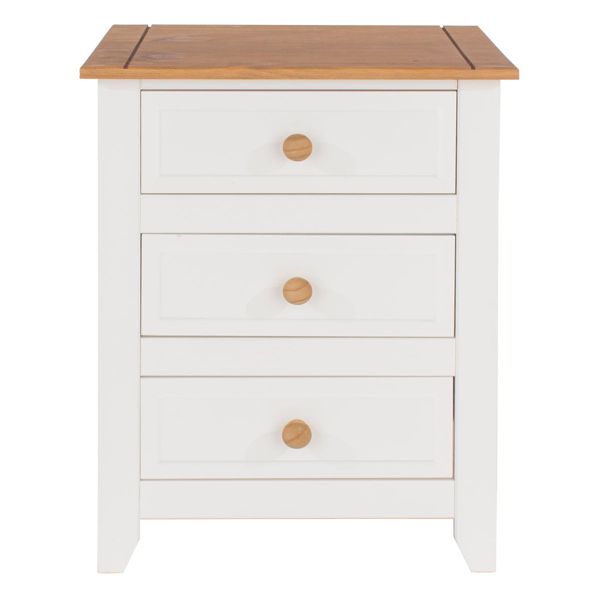 Bravo Furniture | Capri 3 Drawers Bedside Cabinet
