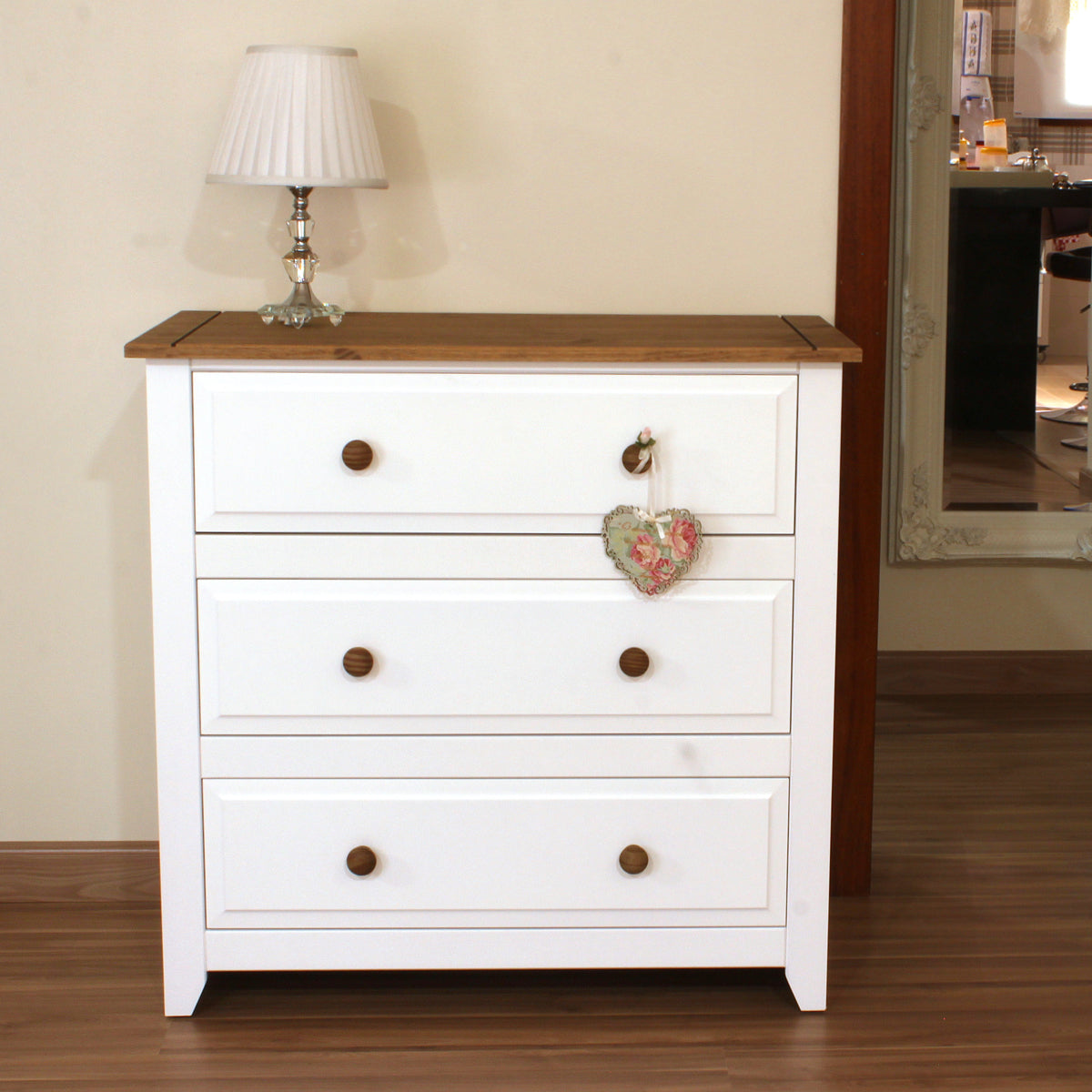 Bravo Furniture | Capri 3 Drawer Chest of Drawers