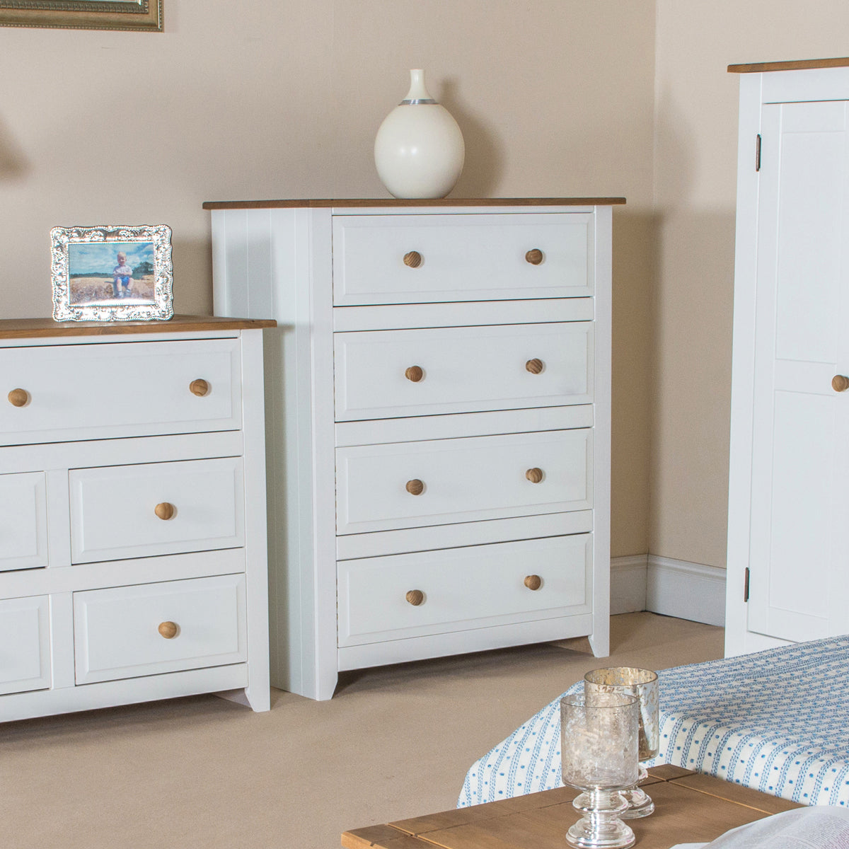 Bravo Furniture | Capri 4 Drawer Chest of Drawers