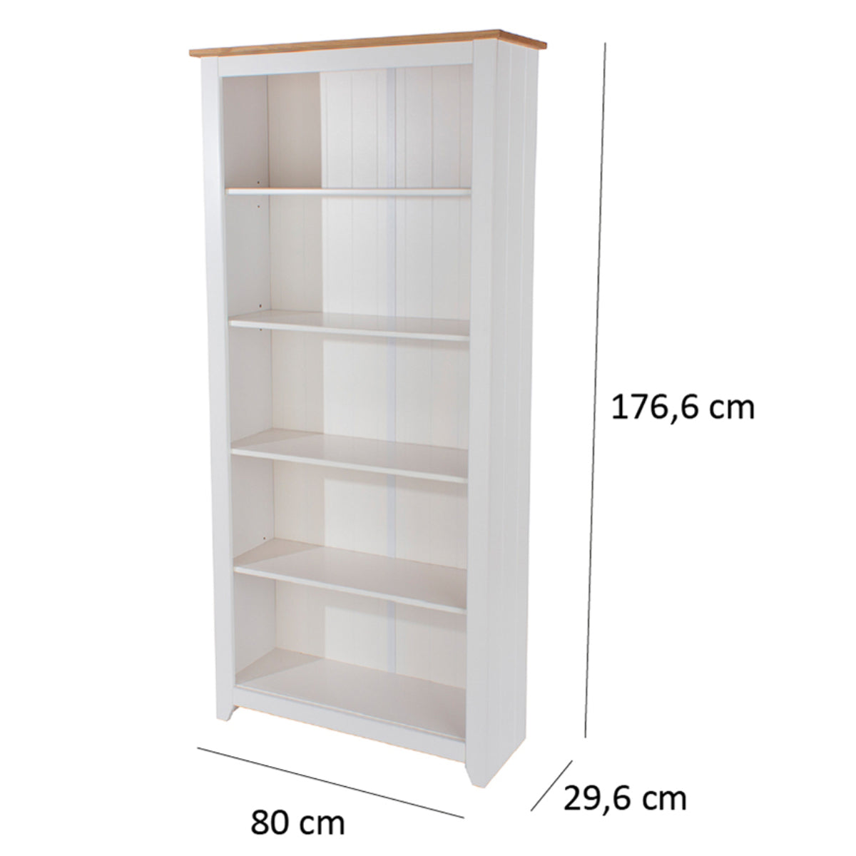 Bravo Furniture | Capri Tall Bookcase