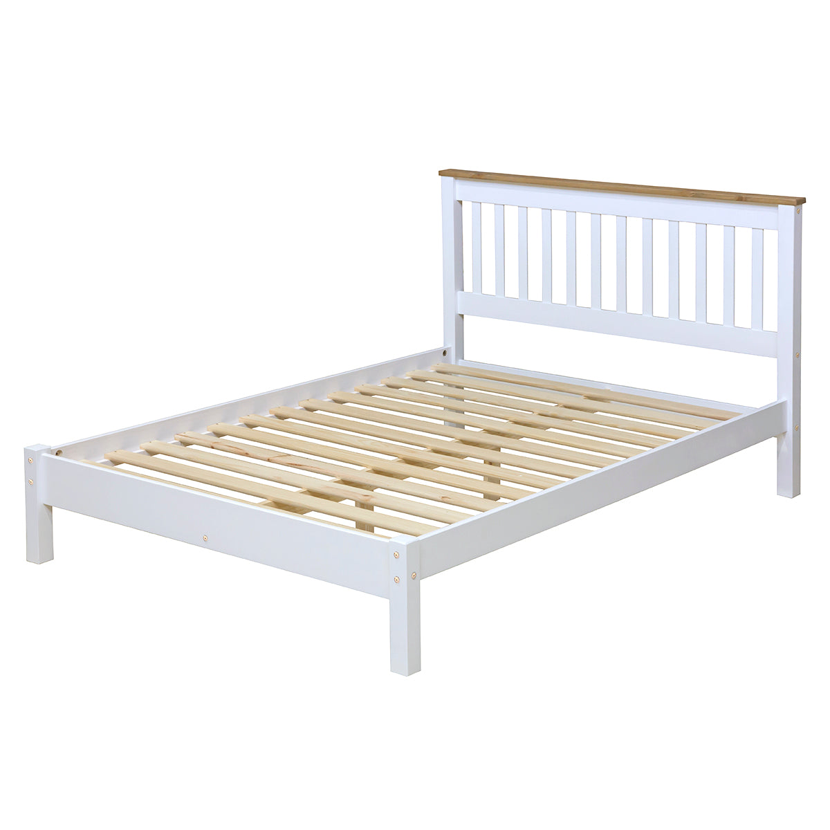 Bravo Furniture | Capri Slatted Low End Bed Frame