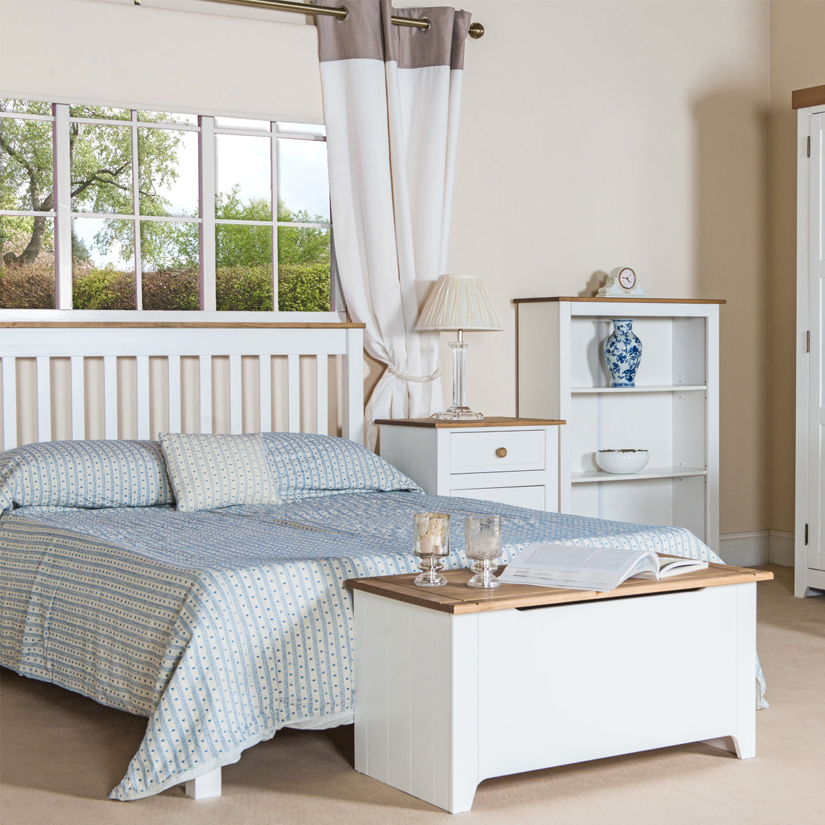 Bravo Furniture | Capri Slatted Low End Bed Frame