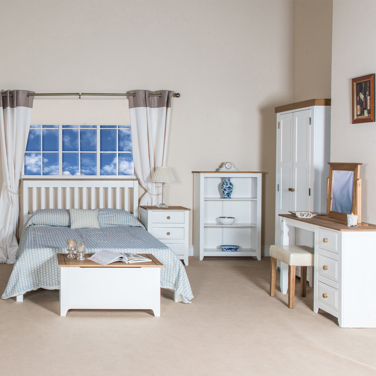 Bravo Furniture | Capri Slatted Low End Bed Frame