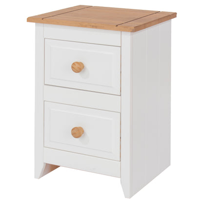 Bravo Furniture | Capri 2 Drawers Bedside Cabinet