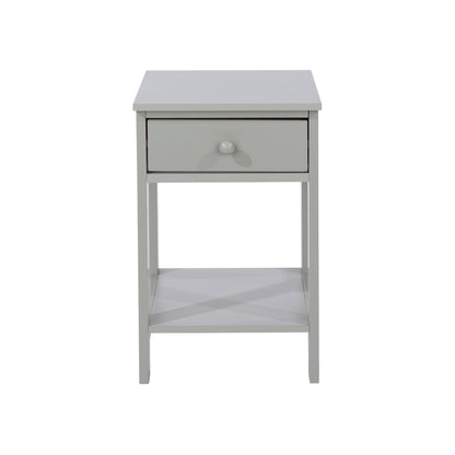 Bravo Furniture | Shaker 1 Drawer Petite Bedside Cabinet Grey