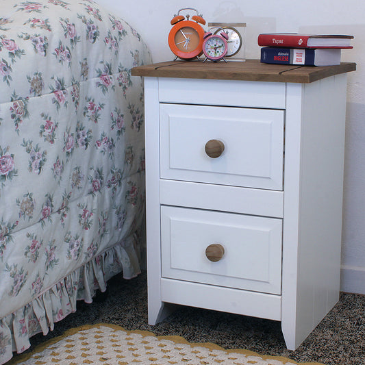 Bravo Furniture | Capri 2 Drawers Bedside Cabinet